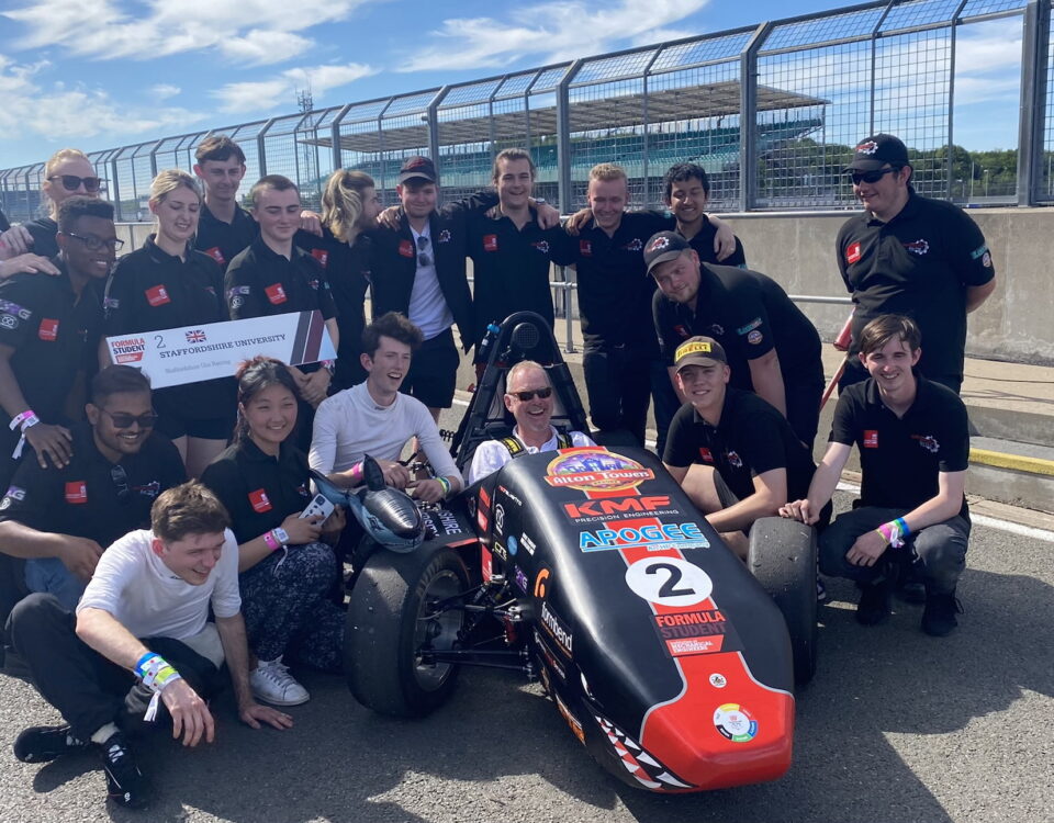 Apogee sponsors Staffordshire University Racing Formula Student 2022