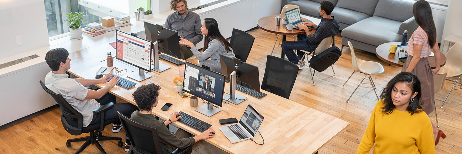 Preparing for the Workforce young employees working in comfortable office