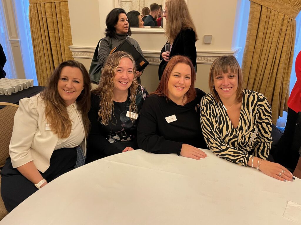 Sarah Walters, Katy Sykes, Sarah Uddin and Lyndsey Corby at the Women in Sales Awards