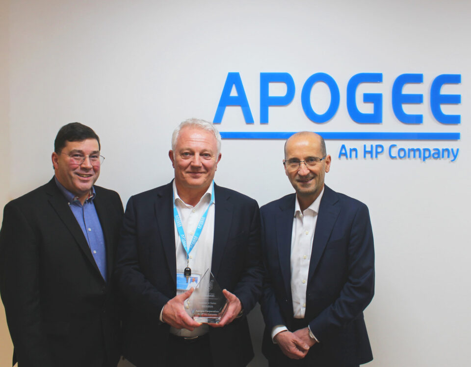 Apogee Investor in Sales Award