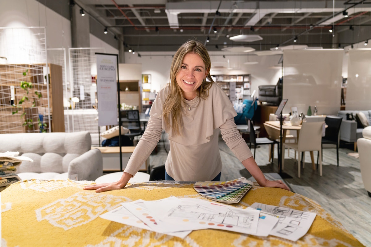 women in business colour swatches design
