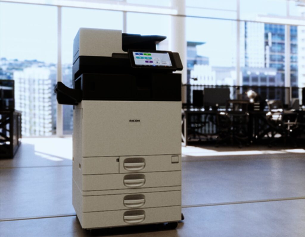 Ricoh Managed Print in well-lit office