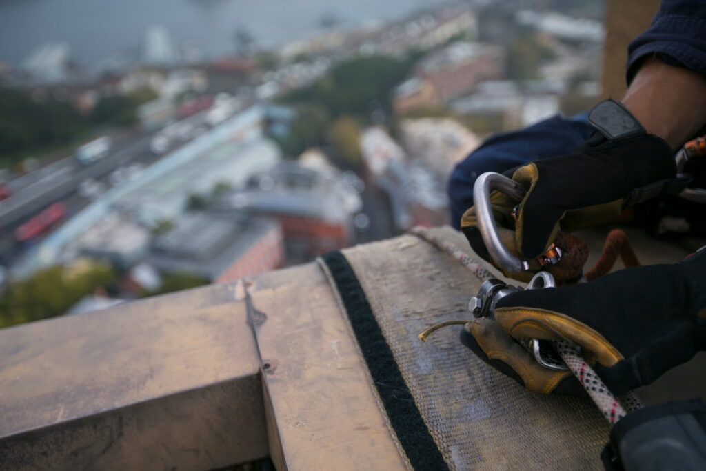 abseiler maidstone tunbridge wells trust charity event