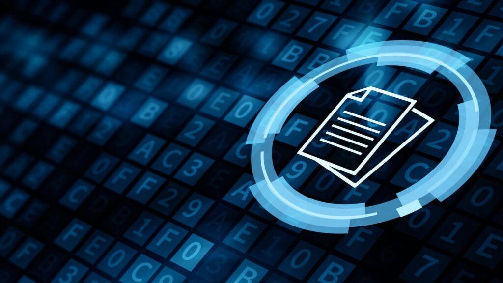 rectangle version of document control graphic