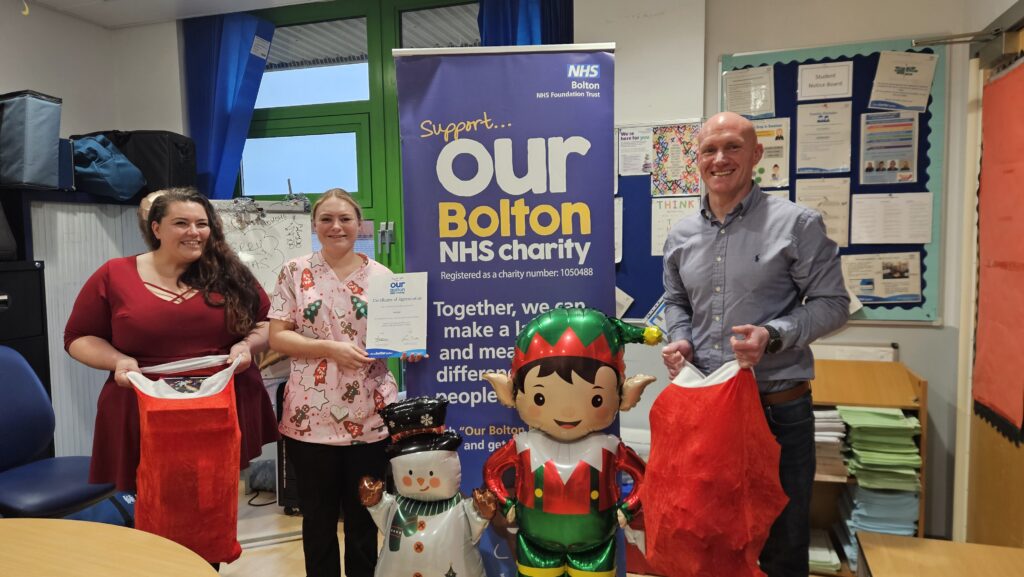 Our Bolton NHS Christmas Present Drop Off